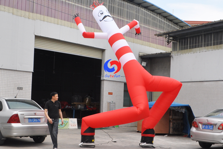 two legs 27ft 8m H Giant Clown inflatable air dancer, inflatable sky dancer for sale