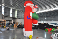 outdoor christmas inflatable santa claus entrance arch, decorative christmas arches