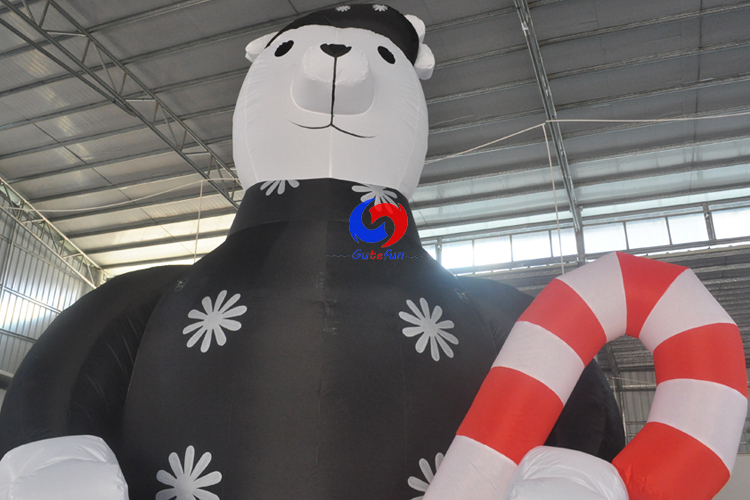 20ft 6m large Christmas promotion inflatable polar bear snow bear for sale