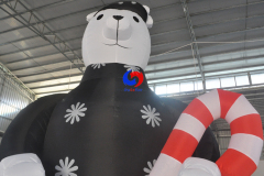 20ft 6m large Christmas promotion inflatable polar bear snow bear for sale