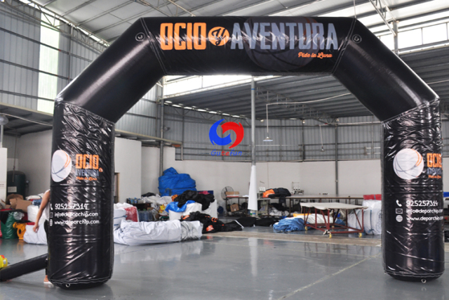 Redbull Extreme sport 5m start/finish line inflatable arch,custom inflatable race arch for sale