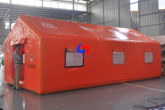 Emergency Command Fire Relief Disaster Relief Tent Refugee Tent Decontamination Inflatable Military Tent