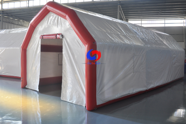 Large Outdoor Medical Rescue Inflatable Sanitary Tent,Inflatable Epidemic Prevention Hospital