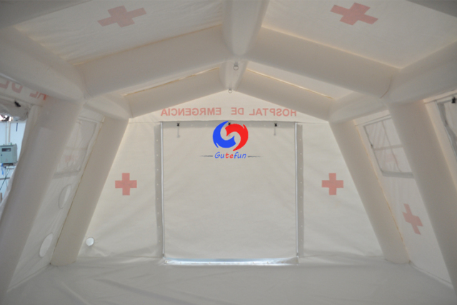 Red cross large military inflatable medical rescue Epidemic Prevention tent for sale