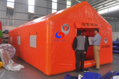 Emergency Command Fire Relief Disaster Relief Tent Refugee Tent Decontamination Inflatable Military Tent