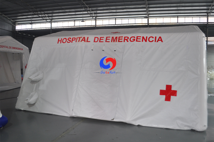 Red cross large military inflatable medical rescue Epidemic Prevention tent for sale