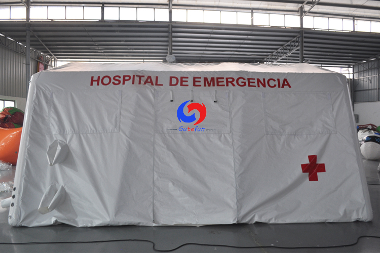 Red cross large military inflatable medical rescue Epidemic Prevention tent for sale