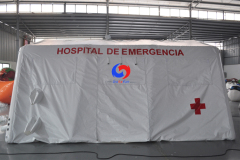 Red cross large military inflatable medical rescue Epidemic Prevention tent for sale
