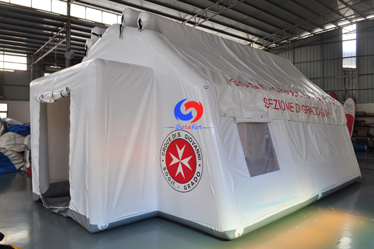 Commercial grade Large Outdoor World Red Cross customized Medical Rescue Inflatable Sanitary Tent