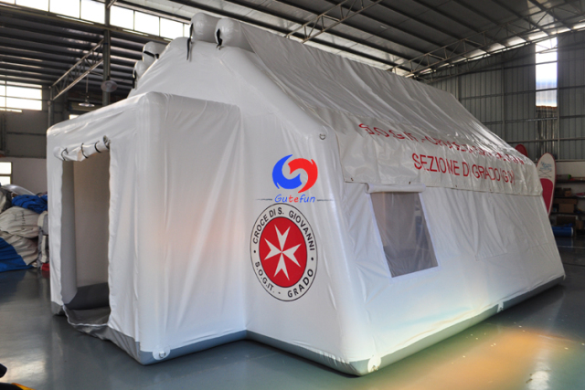 Commercial grade Large Outdoor World Red Cross customized Medical Rescue Inflatable Sanitary Tent
