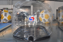 Customized Car capsule showcase inflatable bubble cover