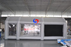 manufacturer high quality PVC AIRTIGHT inflatable car spray paint tent, inflatable car paint spray booth for sale