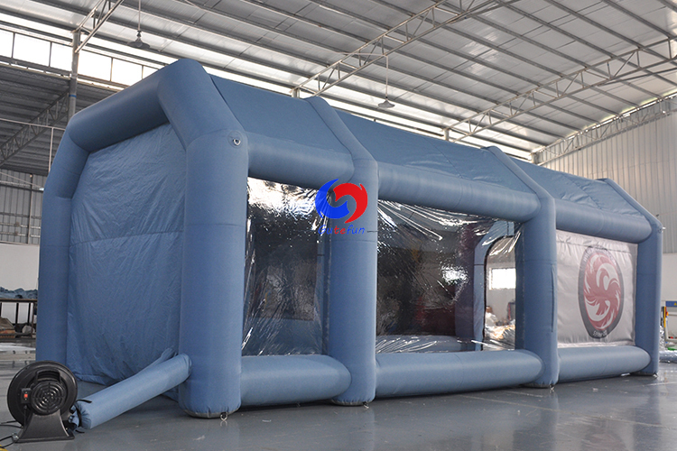 Top Sale Large Portable Car Paint Workstation Inflatable Spray Paint Booth Inflatable Tent for car repairing