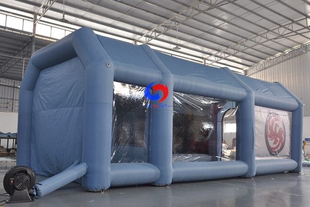 Top Sale Large Portable Car Paint Workstation Inflatable Spray Paint Booth Inflatable Tent for car repairing