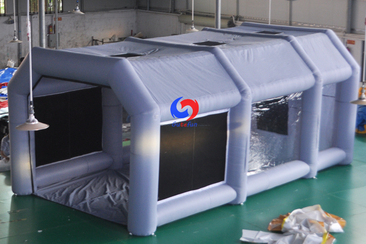 Outdoor Mobile Car spray Workstation Inflatable Spray Paint Booth Baking Booth for sale