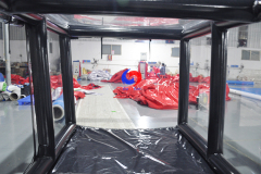 Family vehicle motorcycle storage solution portable inflatable bubble tent mobile car cover garage