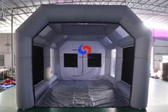 Outdoor Mobile Car spray Workstation Inflatable Spray Paint Booth Baking Booth for sale