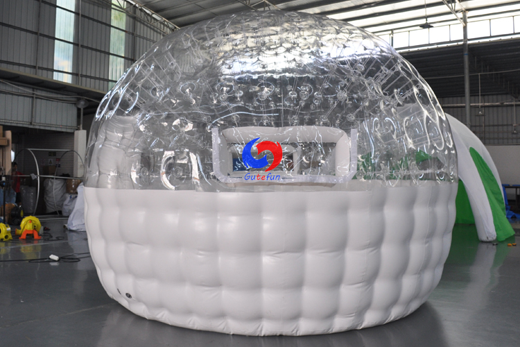 Outdoor crystal ball dining room bubble hotel inflatable clear transparent bubble house tent for sale