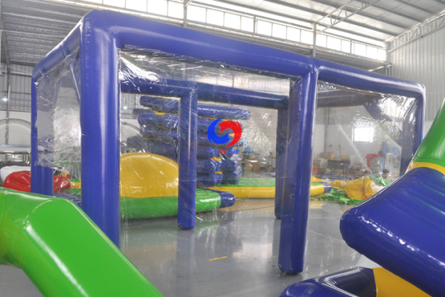 Large Outdoor inflatable car wash tent, Customized mobile inflatable car garage tent for car parking