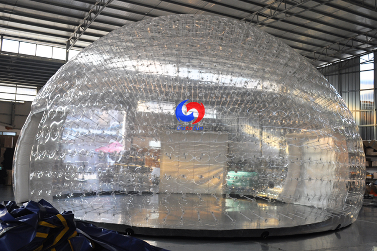 World most beautiful Large outdoor 10m Dia. event party airtight inflatable clear bubble tent for sale