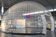 World most beautiful Large outdoor 10m Dia. event party airtight inflatable clear bubble tent for sale