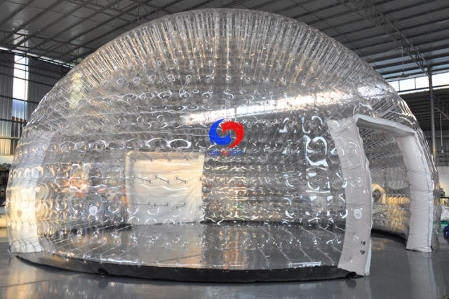 World most beautiful Large outdoor 10m Dia. event party airtight inflatable clear bubble tent for sale