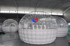 Outdoor camping family business backyard inflatable bubble room hotel for sale