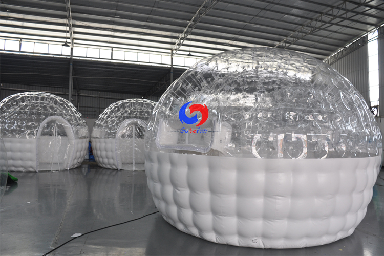 Outdoor camping family business backyard inflatable bubble room hotel for sale