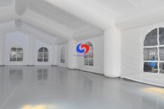 China Guangdong large outdoor winter wedding event commercial exhibition top roof cabin inflatable party tent for sale