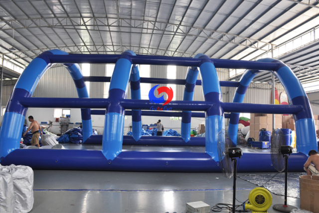 25x15 waterproof PVC inflatable warehouse building tent large inflatable frame tent outdoor events for sale