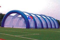 25x15 waterproof PVC inflatable warehouse building tent large inflatable frame tent outdoor events for sale