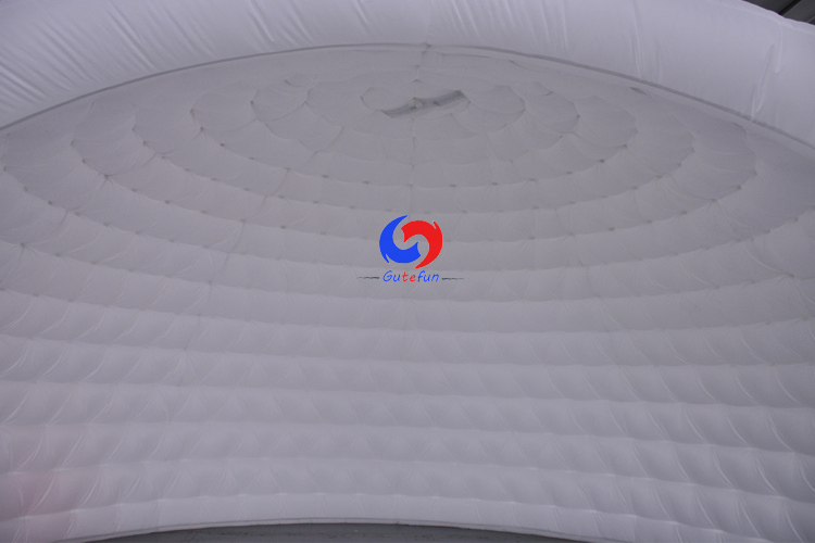 Lawn outdoor oxford cloth white inflatable igloo marquee inflatable ice dome tent for events wedding party