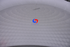 Lawn outdoor oxford cloth white inflatable igloo marquee inflatable ice dome tent for events wedding party
