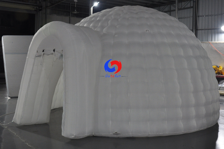 Lawn wedding white oxford cloth PVC inflatable dome igloo tent inflatable igloo marquee dome tent for party