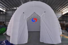 Portable outdoor picnic camping accommodation igloo tent inflatable white dome tent for sale