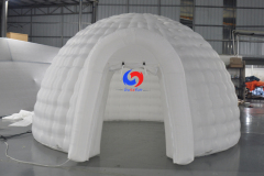 Lawn wedding white oxford cloth PVC inflatable dome igloo tent inflatable igloo marquee dome tent for party