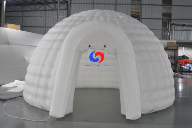 Lawn wedding white oxford cloth PVC inflatable dome igloo tent inflatable igloo marquee dome tent for party