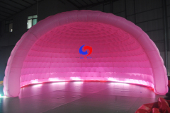 commercial advertising exhibition tent LED inflatable igloo marquee dome tent for wedding party events