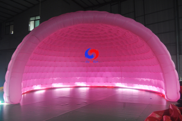 commercial advertising exhibition tent LED inflatable igloo marquee dome tent for wedding party events