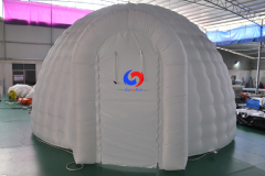 Lawn wedding white oxford cloth PVC inflatable dome igloo tent inflatable igloo marquee dome tent for party