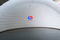 quick folding outdoor wedding party inflatables canopy tent giant half white inflatable air dome tent for sale