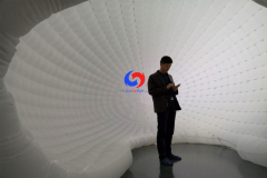 Custom White Inflatable Tent Indoor and Outdoor Oxford Cloth Tent Photography Exhibition Event Vaulted Tent