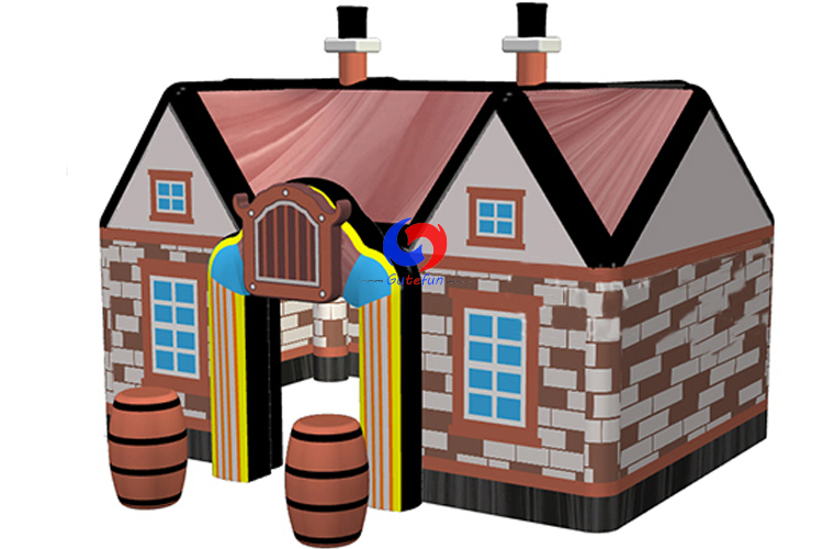 custom quick folding portable rooftop PVC irish bar pub home outdoor inflatable house tent for beer festival events