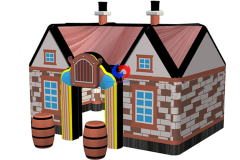 custom quick folding portable rooftop PVC irish bar pub home outdoor inflatable house tent for beer festival events