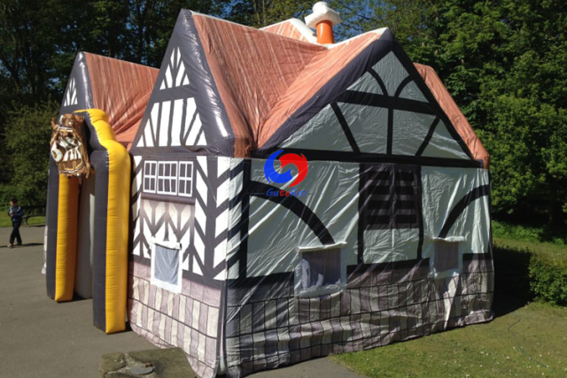 custom quick folding portable rooftop PVC irish bar pub home outdoor inflatable house tent for beer festival events