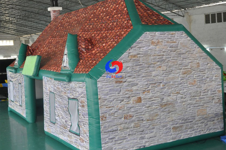 outdoor farm camping events house structure  inflatable irish pub tent bar inflatable pub for sale
