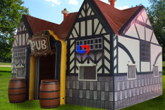 custom quick folding portable rooftop PVC irish bar pub home outdoor inflatable house tent for beer festival events