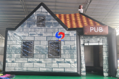 Custom outdoor large Corn maze farm PVC inflatable bar tent inflatable irish bar pub tent for sale