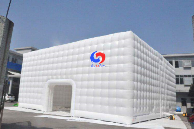 new style outdoor small portable white inflatable nightclub party cube tent for event large