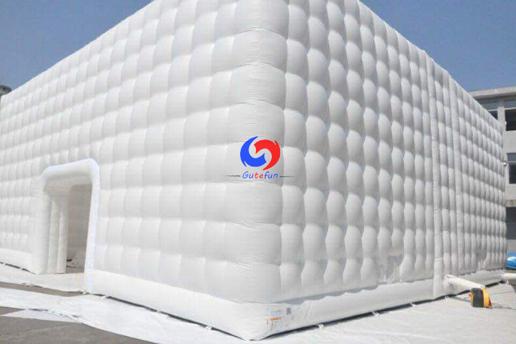 custom white inflatable square tent double layer wedding party large cube inflatable tents for event large